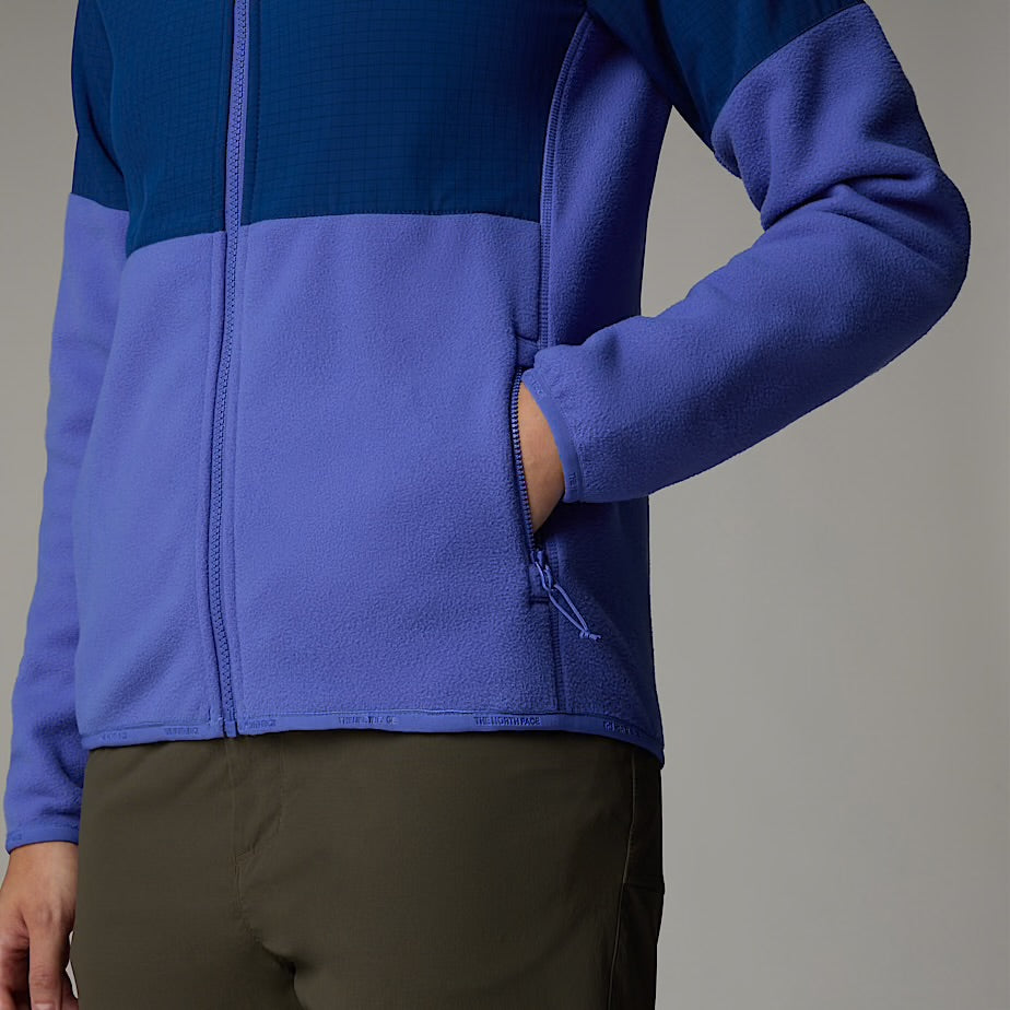 Womens Glacier Heavyweight Full Zip Fleece (Indigo Plum/Estate Blue)
