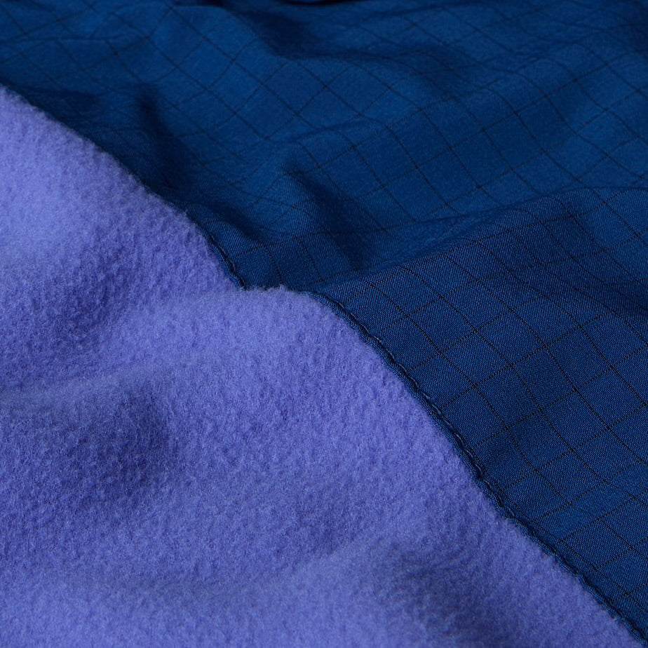 Womens Glacier Heavyweight Full Zip Fleece (Indigo Plum/Estate Blue)