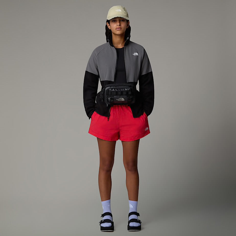 Womens Glacier Heavyweight Full Zip Fleece (TNF Black/Smoked Pearl)