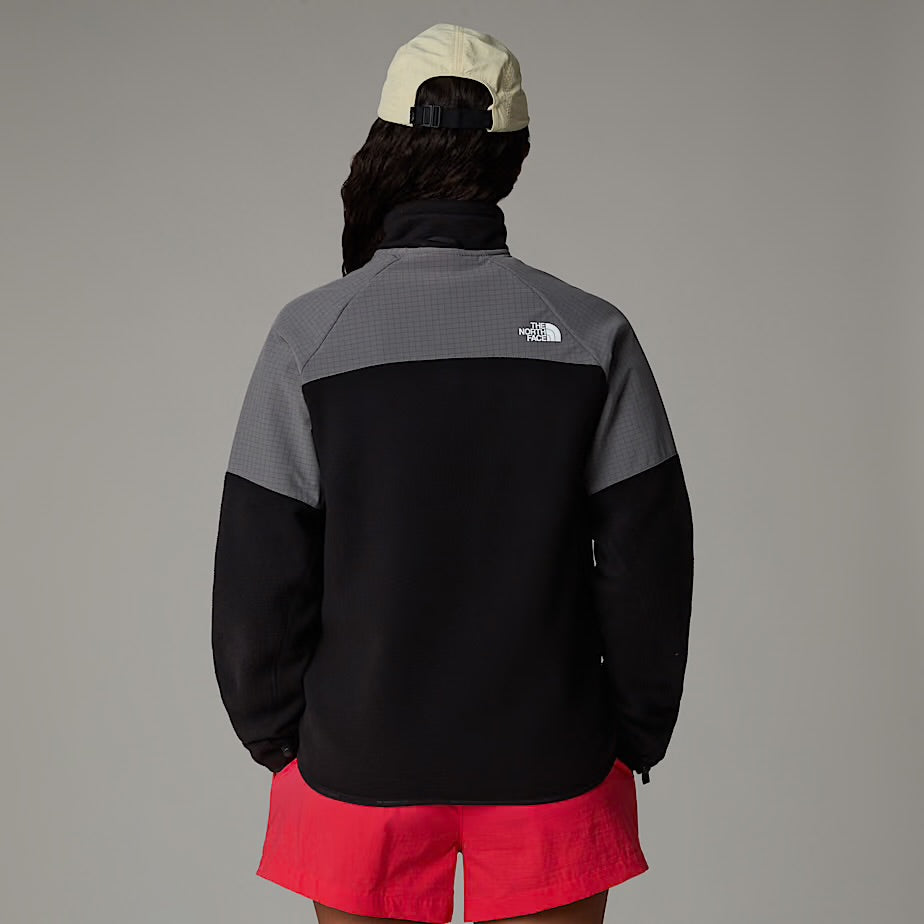 Womens Glacier Heavyweight Full Zip Fleece (TNF Black/Smoked Pearl)