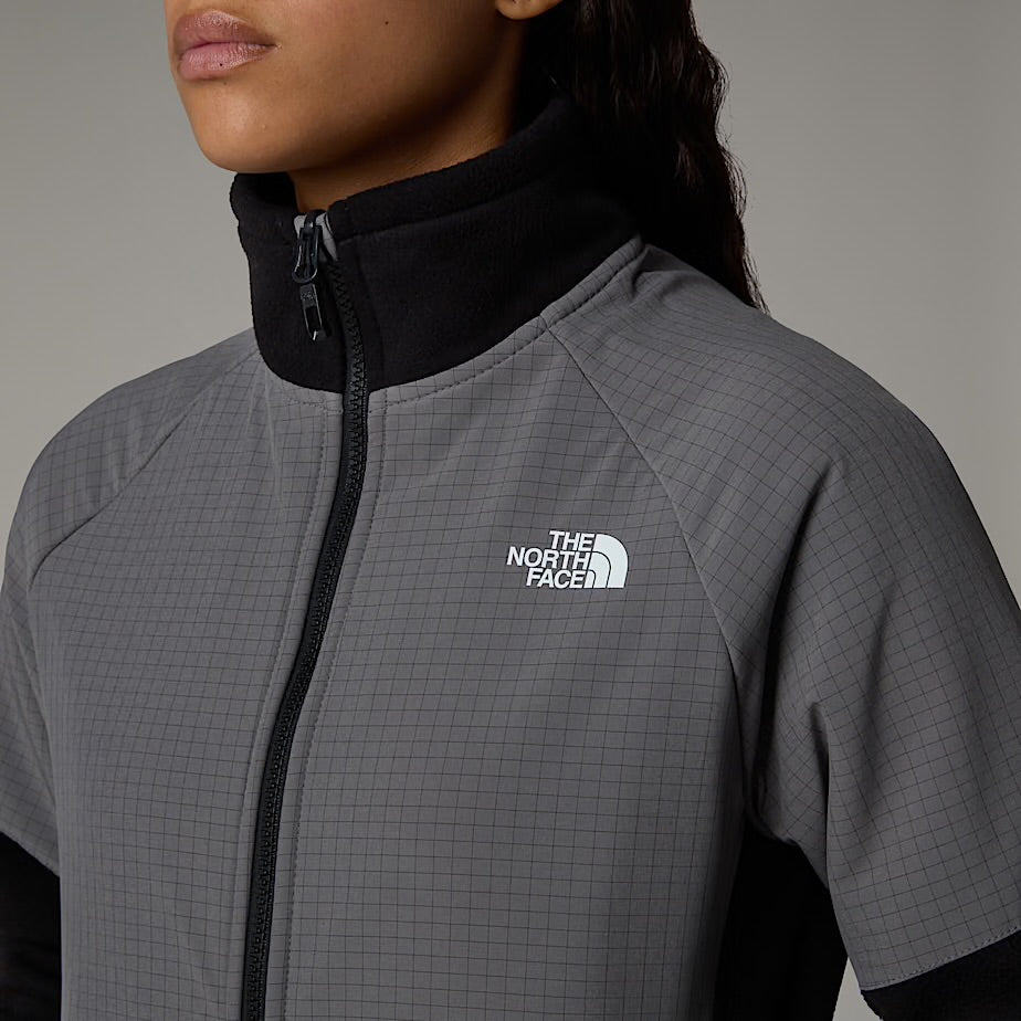 Womens Glacier Heavyweight Full Zip Fleece (TNF Black/Smoked Pearl)