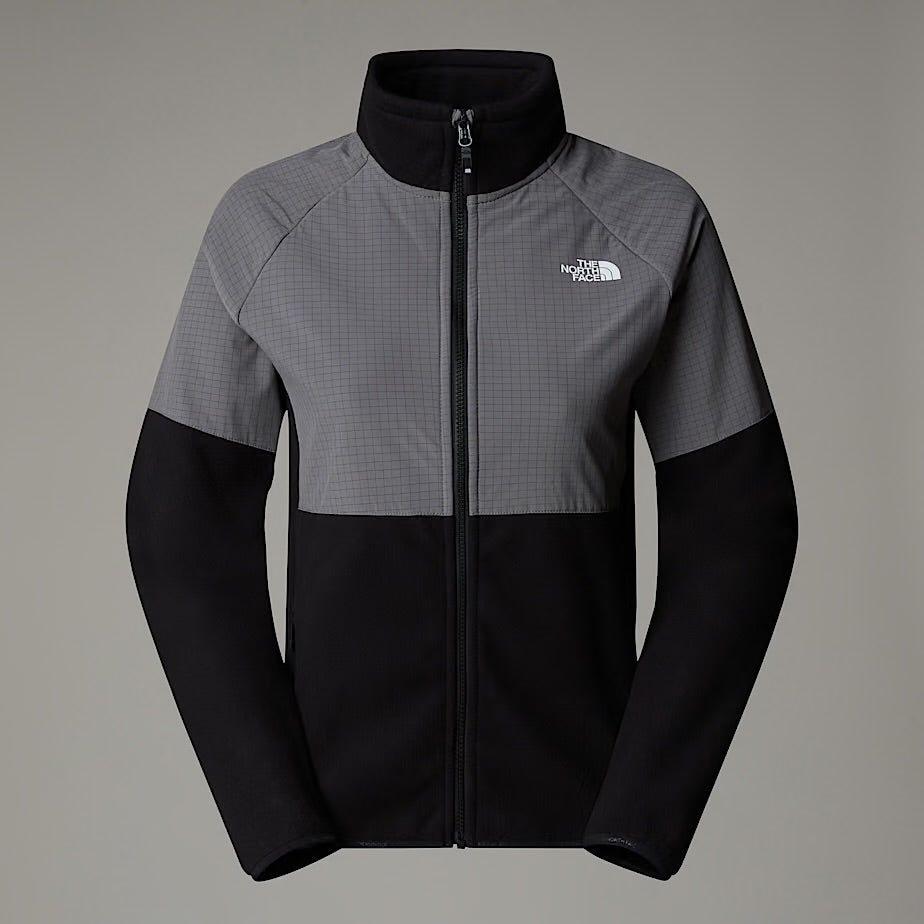 Womens Glacier Heavyweight Full Zip Fleece (TNF Black/Smoked Pearl)