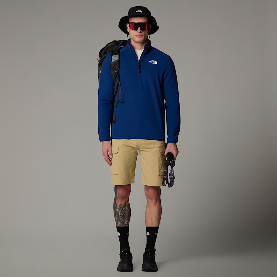 Mens 100 Glacier 1/4 Zip (Estate Blue)