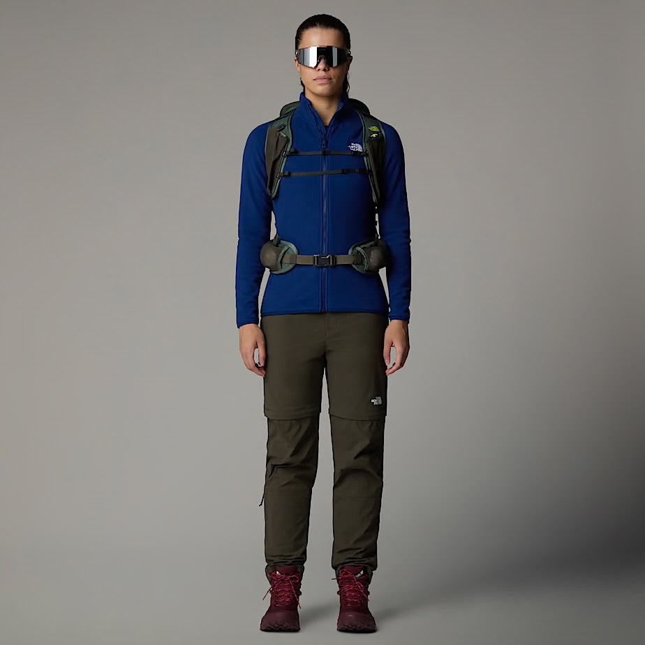 Womens 100 Glacier Full Zip (Estate Blue)