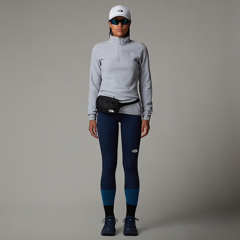Womens 100 Glacier 1/4 Zip (Light Grey)
