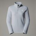 Womens 100 Glacier 1/4 Zip (Light Grey)