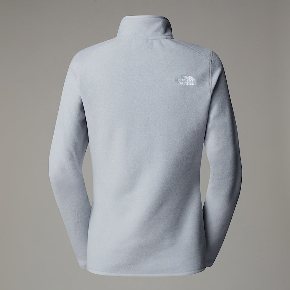 Womens 100 Glacier 1/4 Zip (Light Grey)