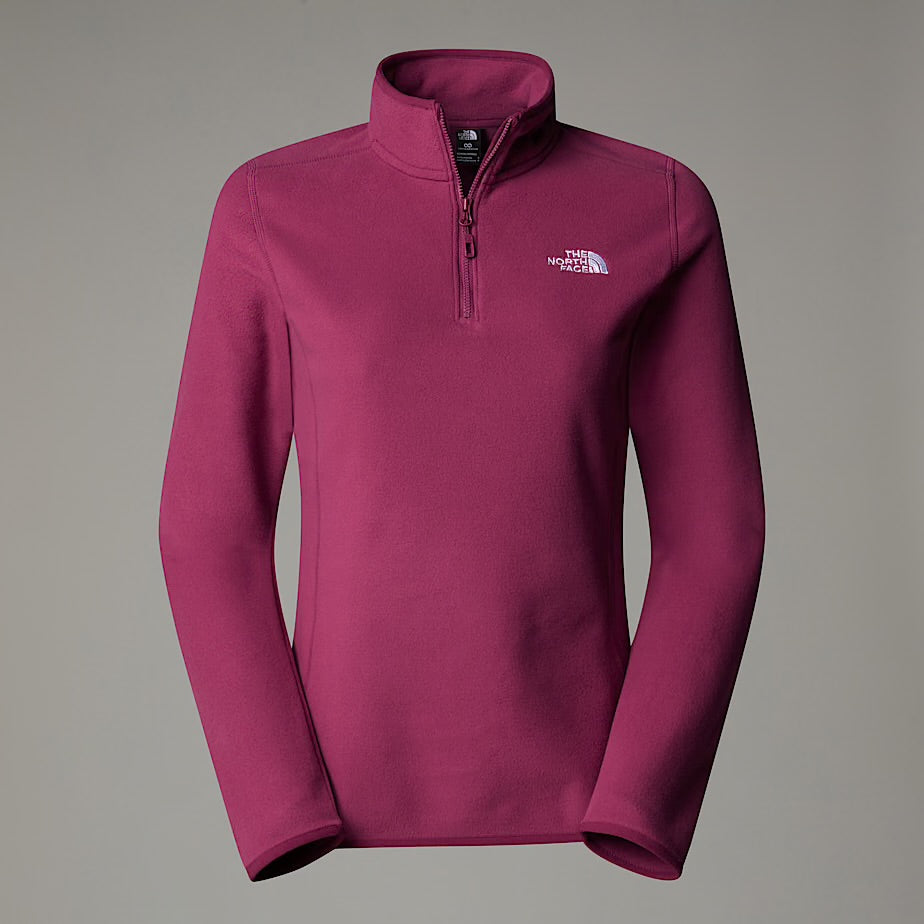 Womens 100 Glacier 1/4 Zip (Cyber Berry)