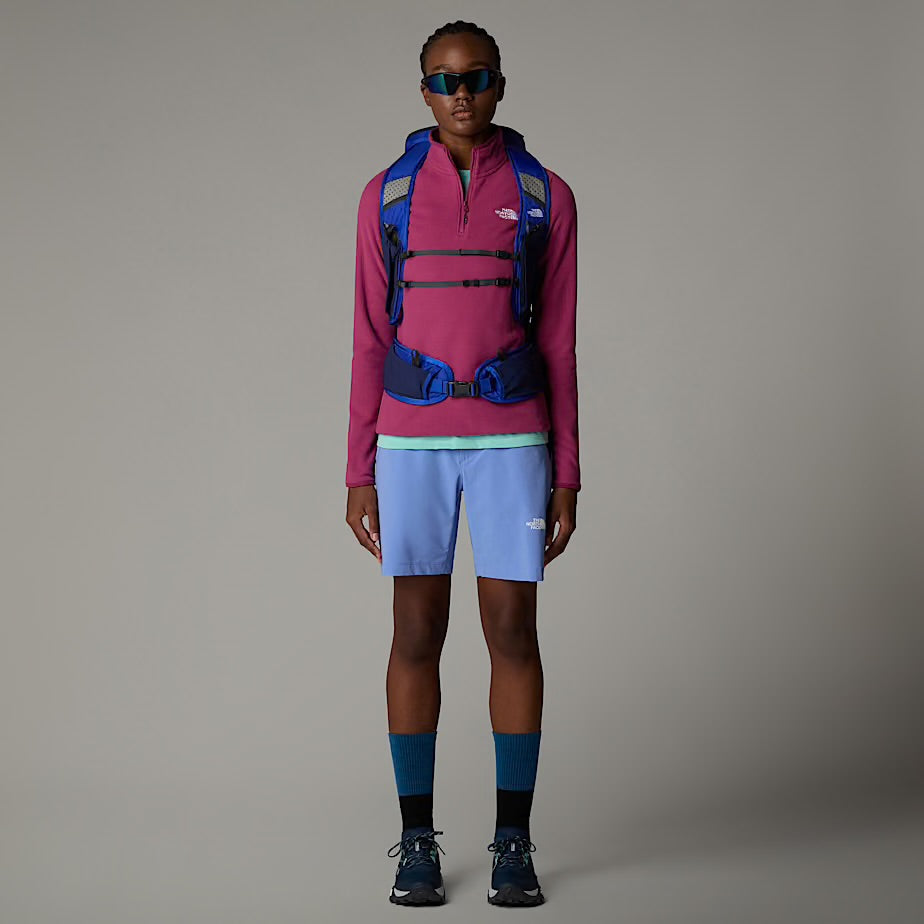 Womens 100 Glacier 1/4 Zip (Cyber Berry)