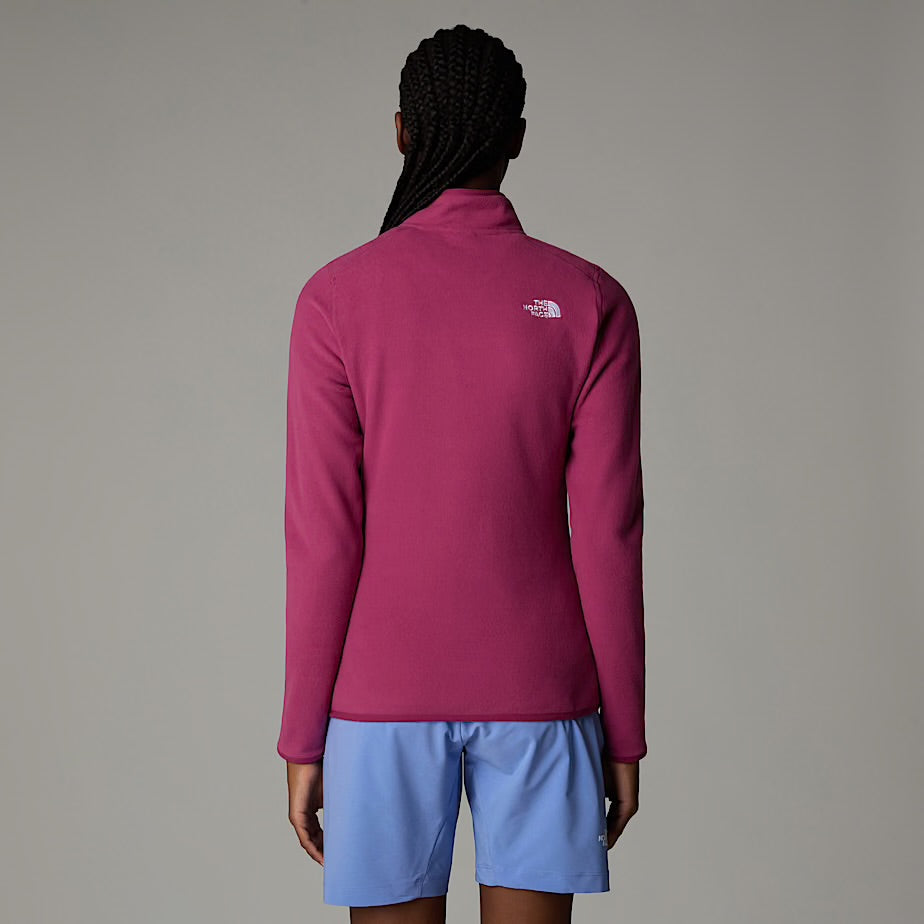 Womens 100 Glacier 1/4 Zip (Cyber Berry)