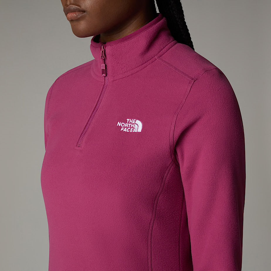 Womens 100 Glacier 1/4 Zip (Cyber Berry)