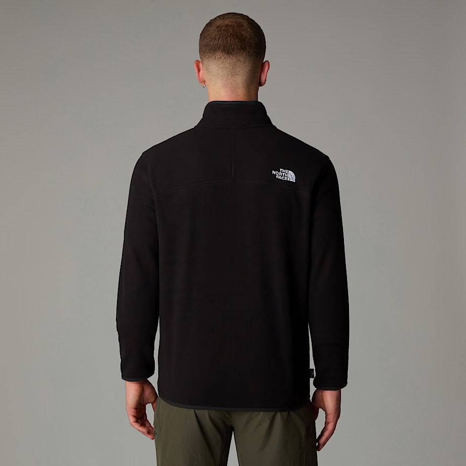 Mens 100 Glacier 1/4 Zip Fleece (TNF Black)