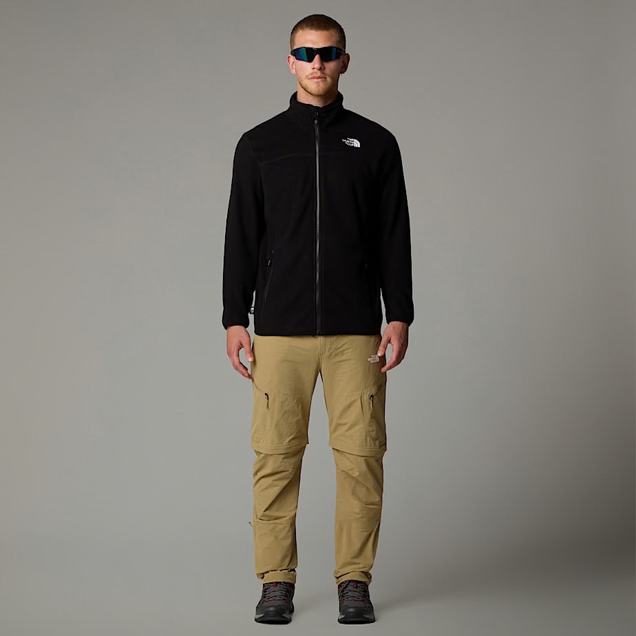 Mens 100 Glacier Full Zip (TNF Black)