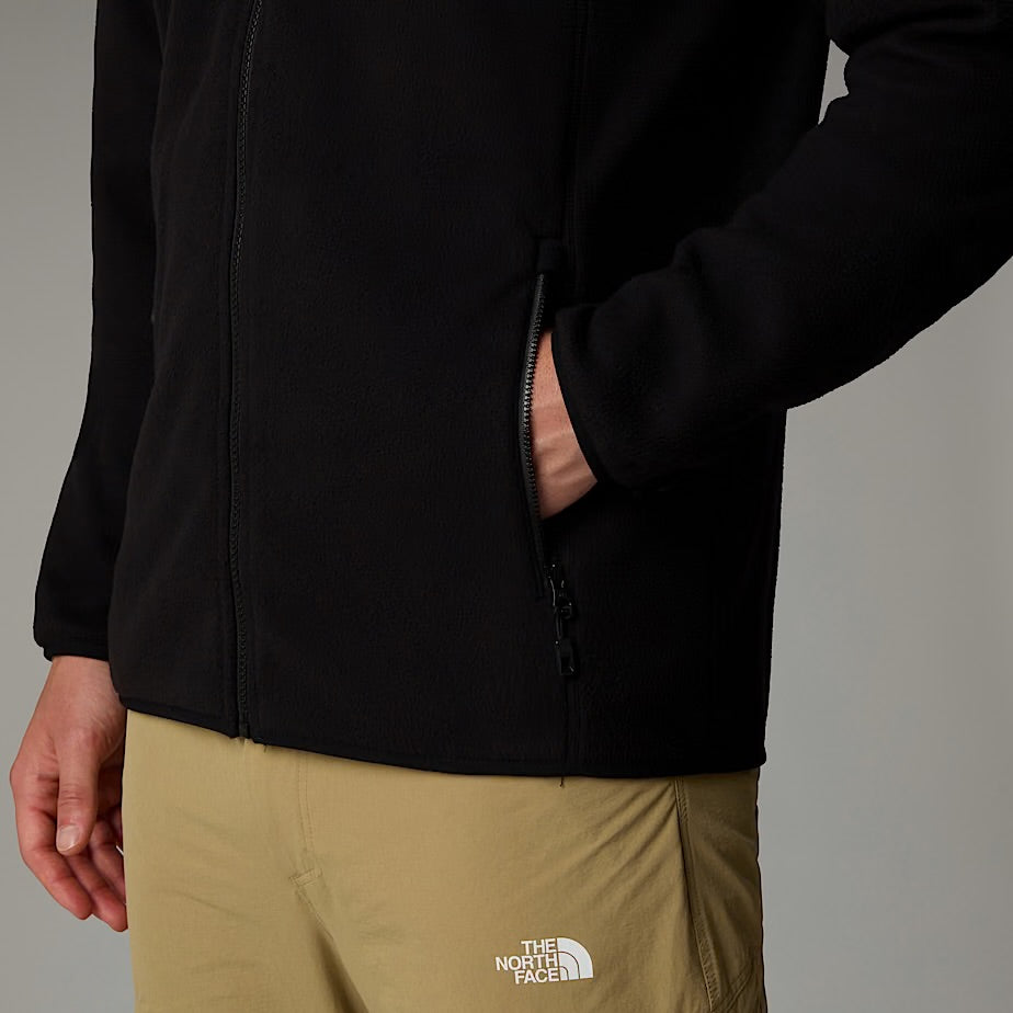 Mens 100 Glacier Full Zip (TNF Black)