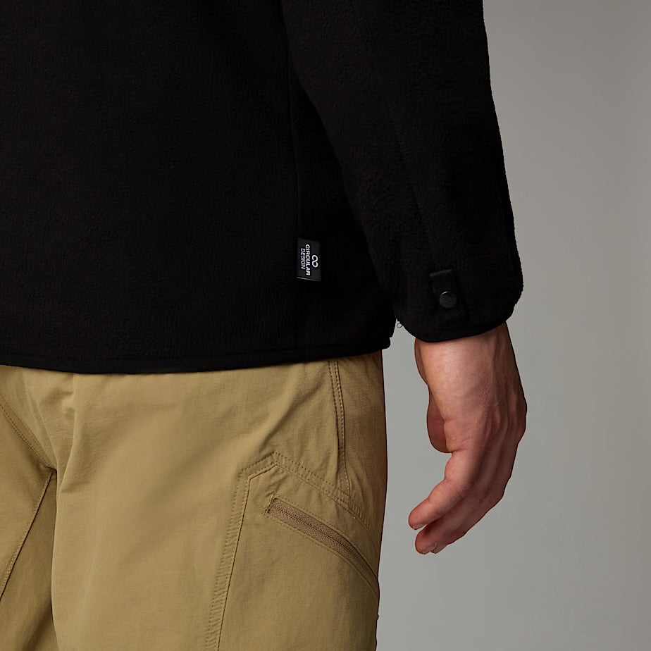 Mens 100 Glacier Full Zip (TNF Black)