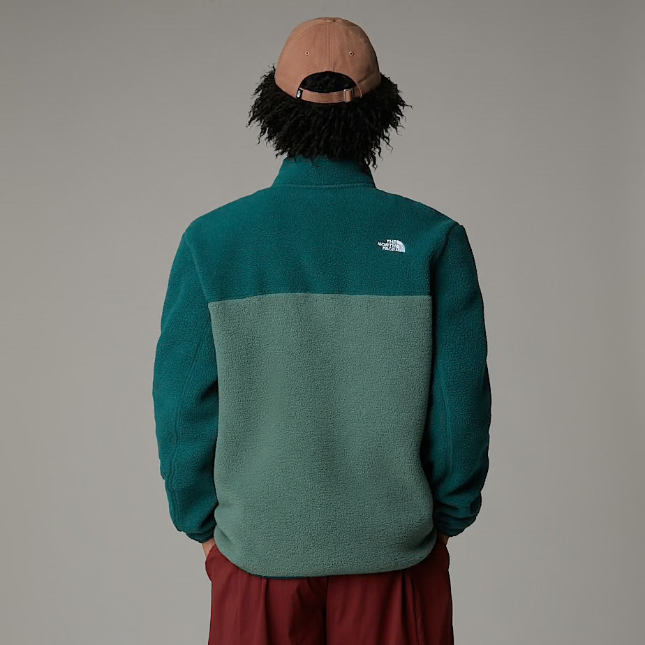 Mens Yumiori 1/4 Zip (Deep Nori-Duck Green/Black)
