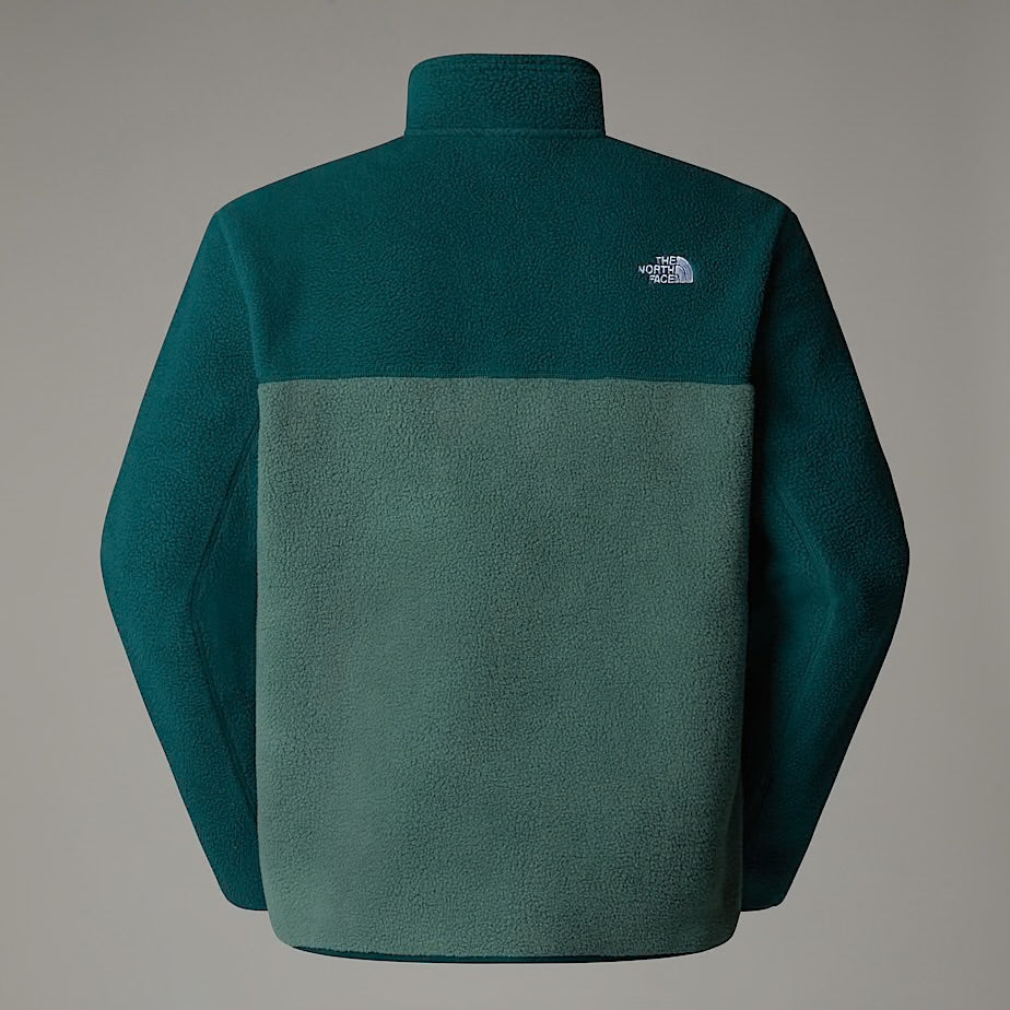 Mens Yumiori 1/4 Zip (Deep Nori-Duck Green/Black)