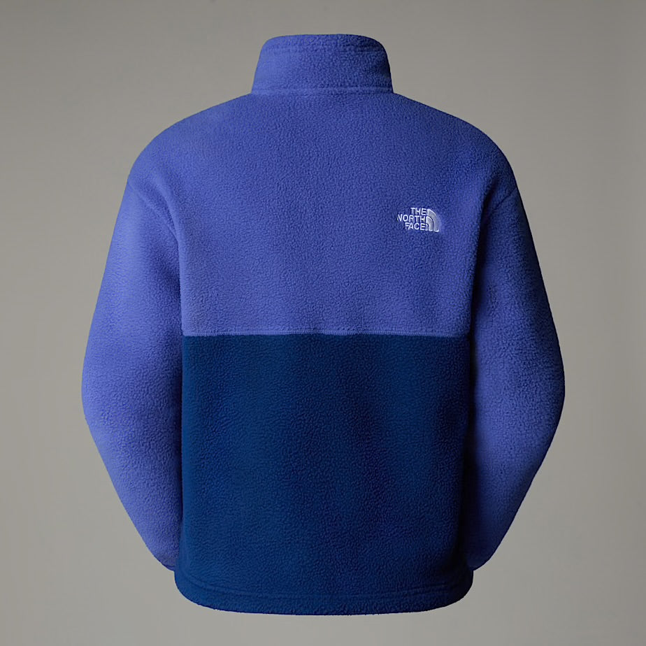 Womens Yumiori 1/4 Zip Fleece (Estate Blue/Indigo Plum/Iron Bronze)