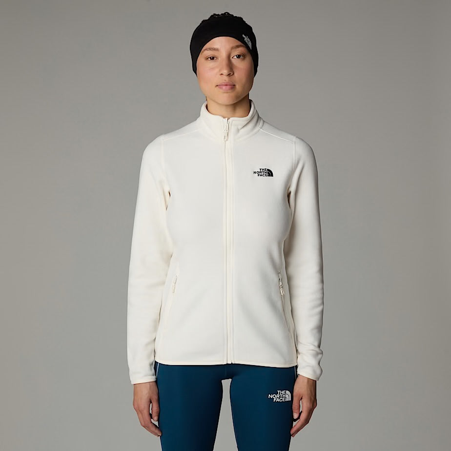 Womens 100 Glacier Full Zip Fleece (White Dune)