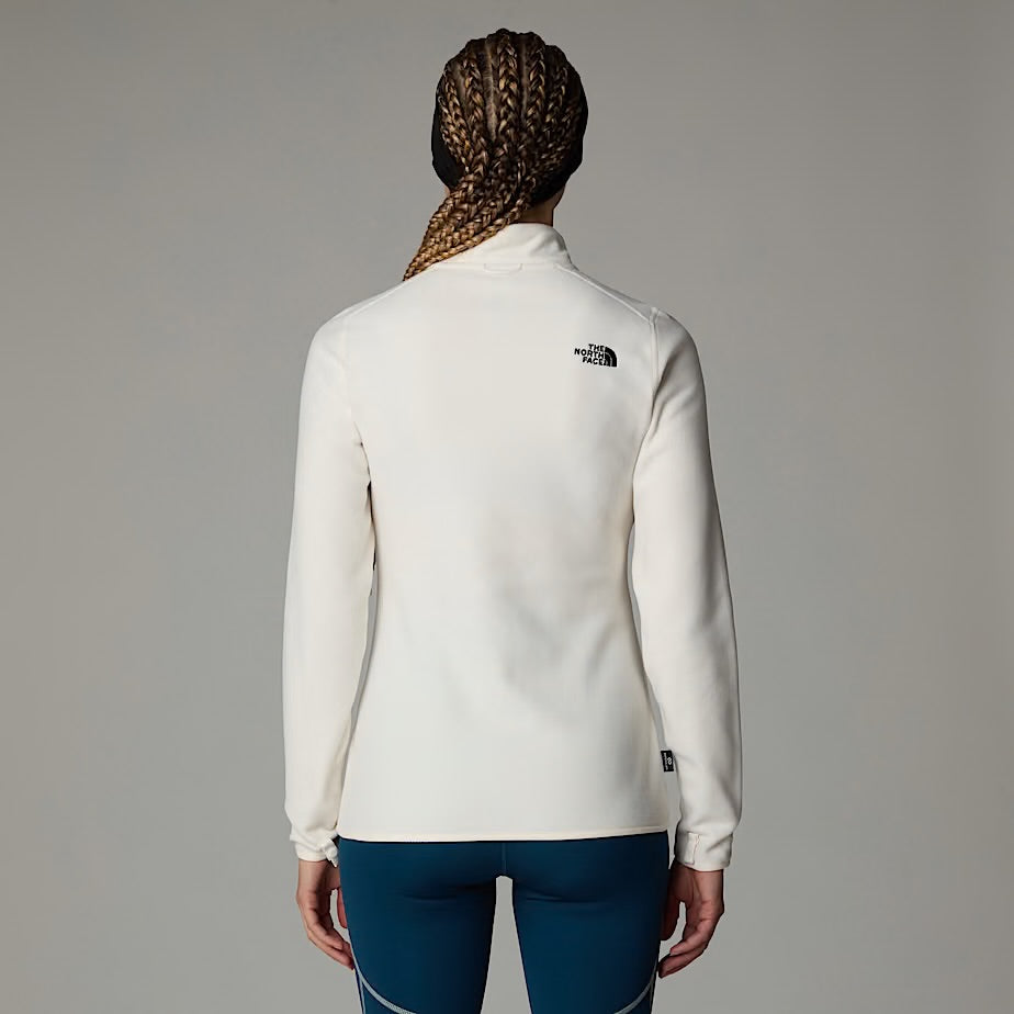 Womens 100 Glacier Full Zip Fleece (White Dune)