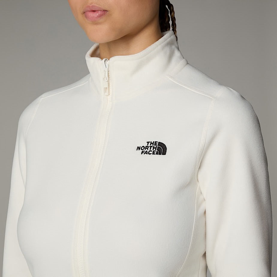 Womens 100 Glacier Full Zip Fleece (White Dune)