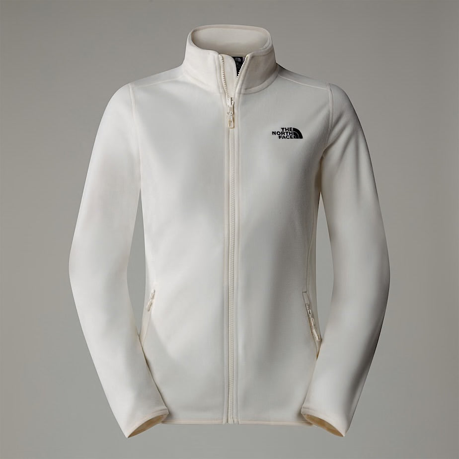Womens 100 Glacier Full Zip Fleece (White Dune)