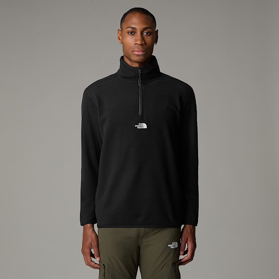 Mens Glacier 1/4 Zip (Black)