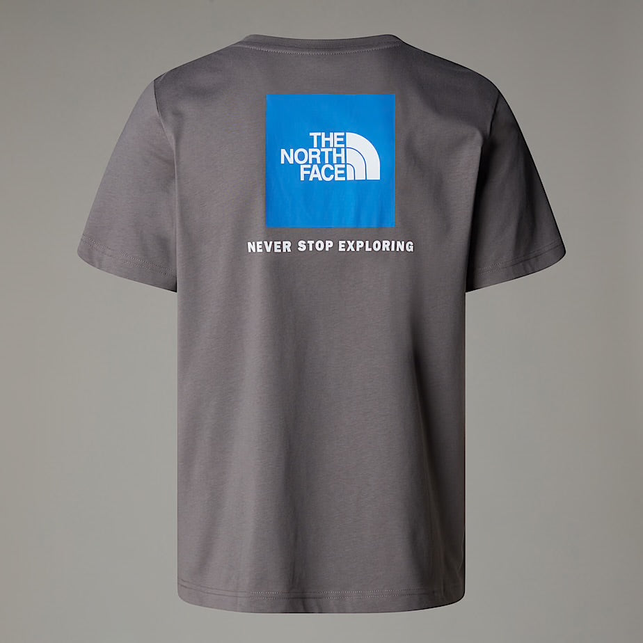 Mens TNF Box Tee (Smoked Pearl/Hero Blue)