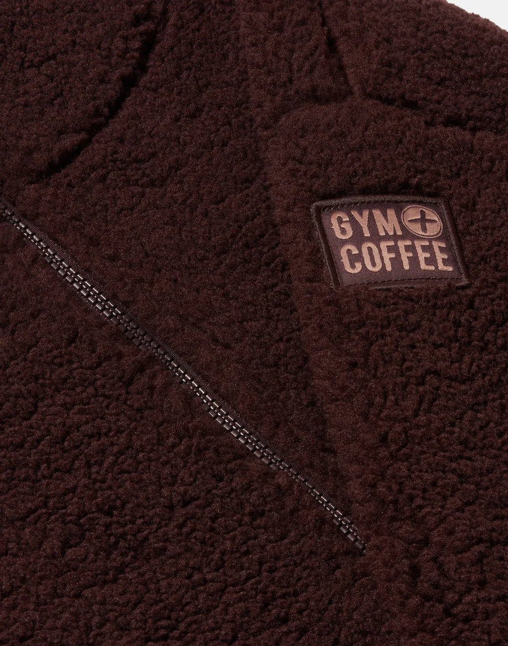 Womens Industry Fleece High Collar Full Zip Jacket (Mocha Bean)