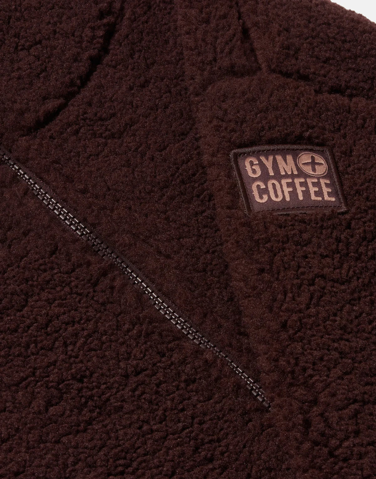 Womens Industry Fleece High Collar Full Zip Jacket (Mocha Bean)