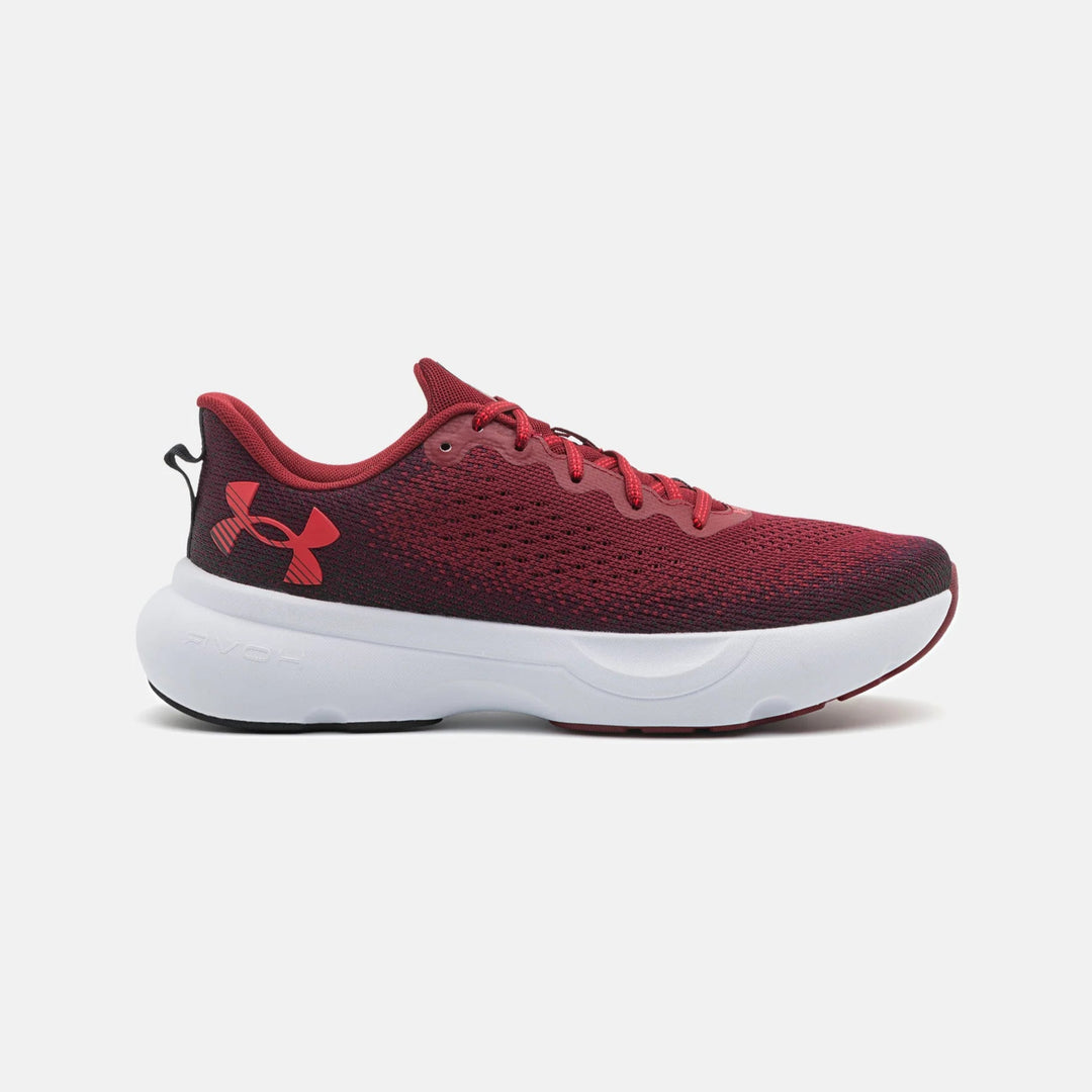 Mens UA Infinite Running Shoes (Cardinal Red/Black)