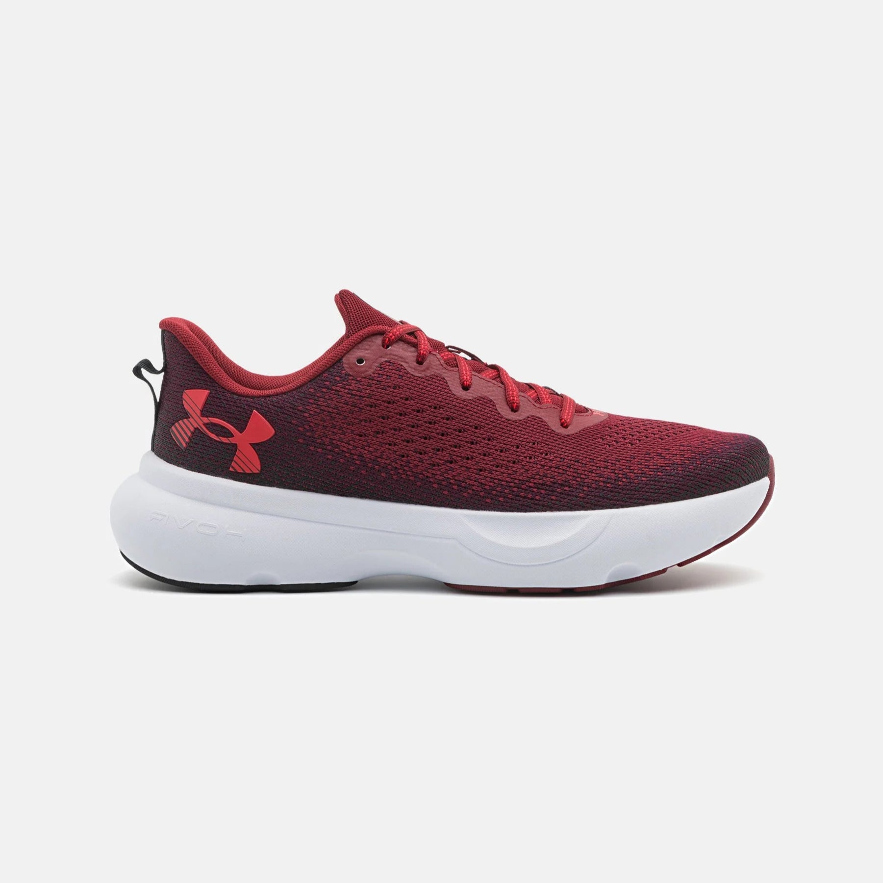 Mens UA Infinite Running Shoes (Cardinal Red/Black)