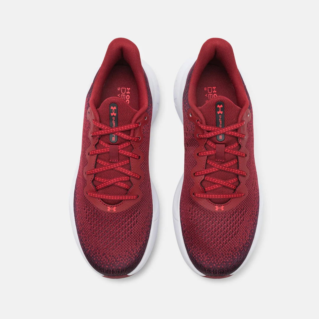 Mens UA Infinite Running Shoes (Cardinal Red/Black)