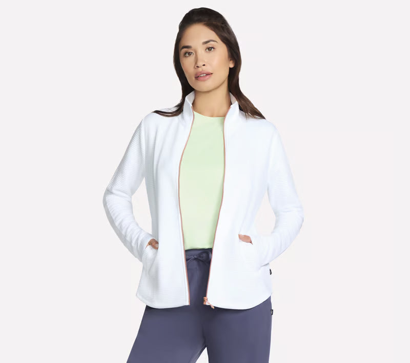Womens GoWalk Shine Jacket (White)