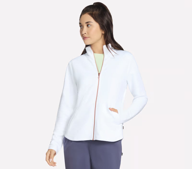 Womens GoWalk Shine Jacket (White)