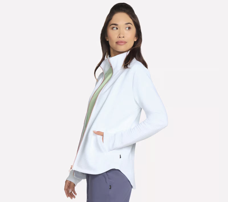 Womens GoWalk Shine Jacket (White)