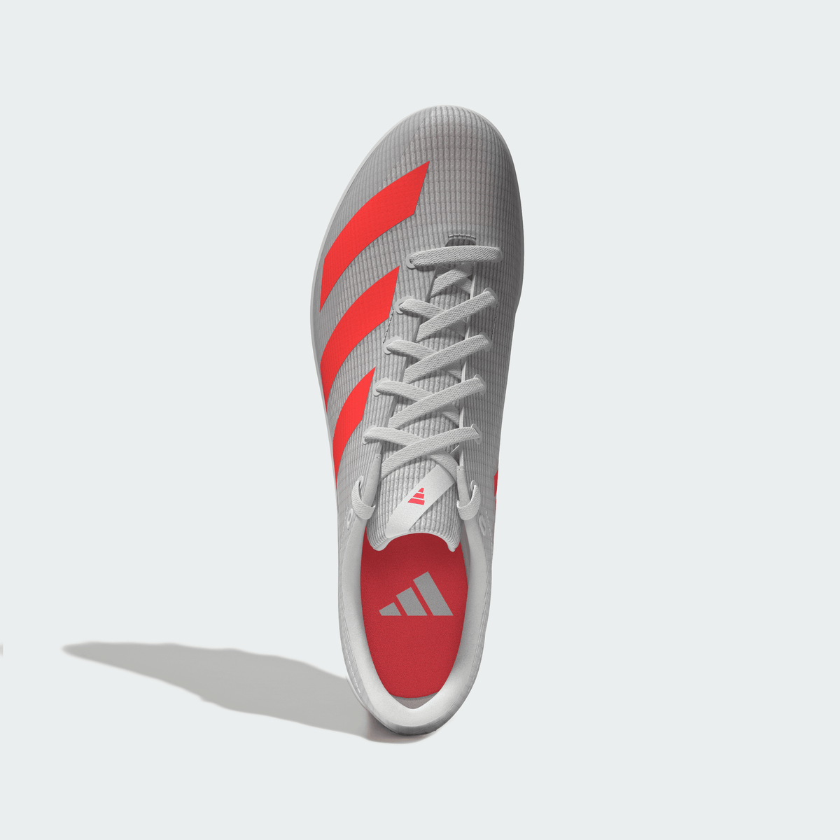 Allroundstar Junior Running Spikes (White/Solar Turbo/Silver Metallic)