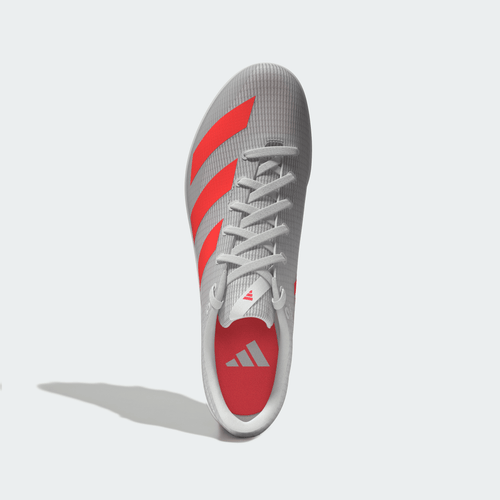 Allroundstar Junior Running Spikes (White/Solar Turbo/Silver Metallic)