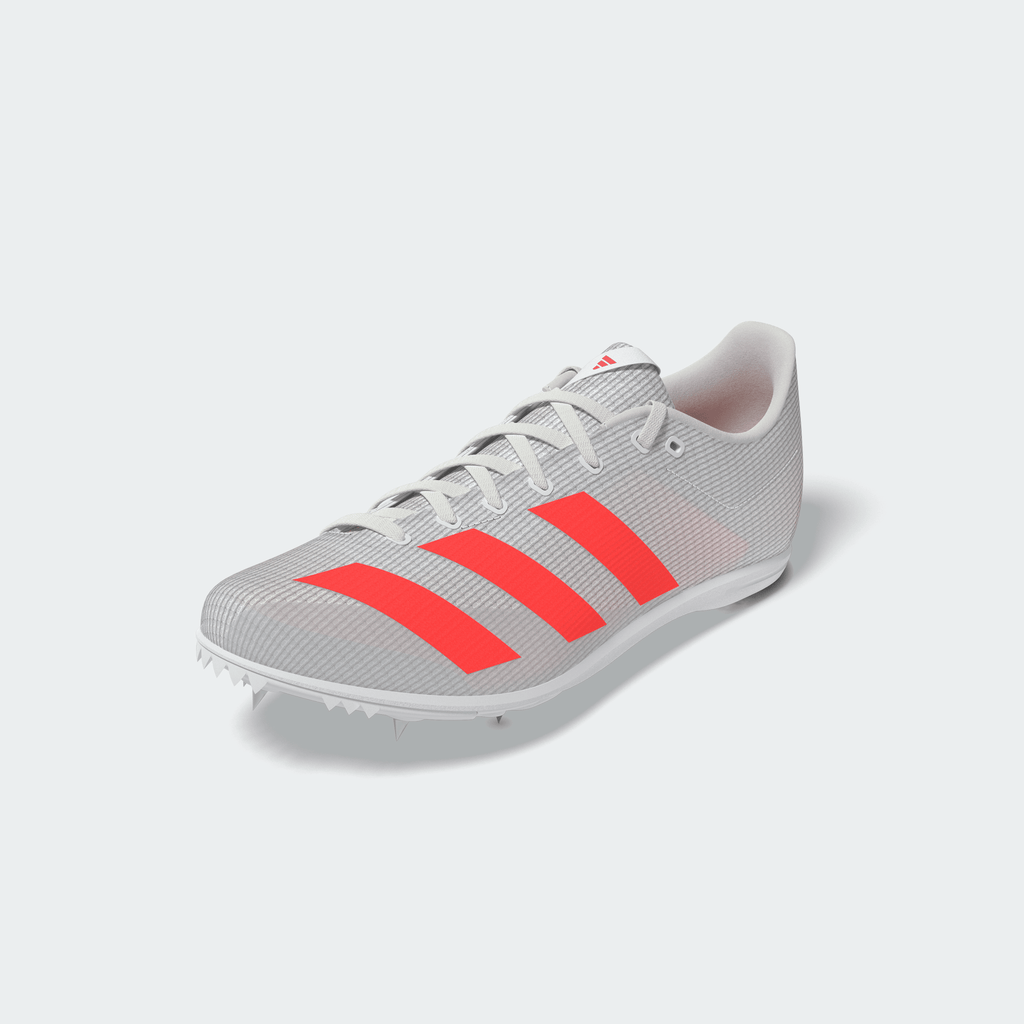 Allroundstar Junior Running Spikes (White/Solar Turbo/Silver Metallic)