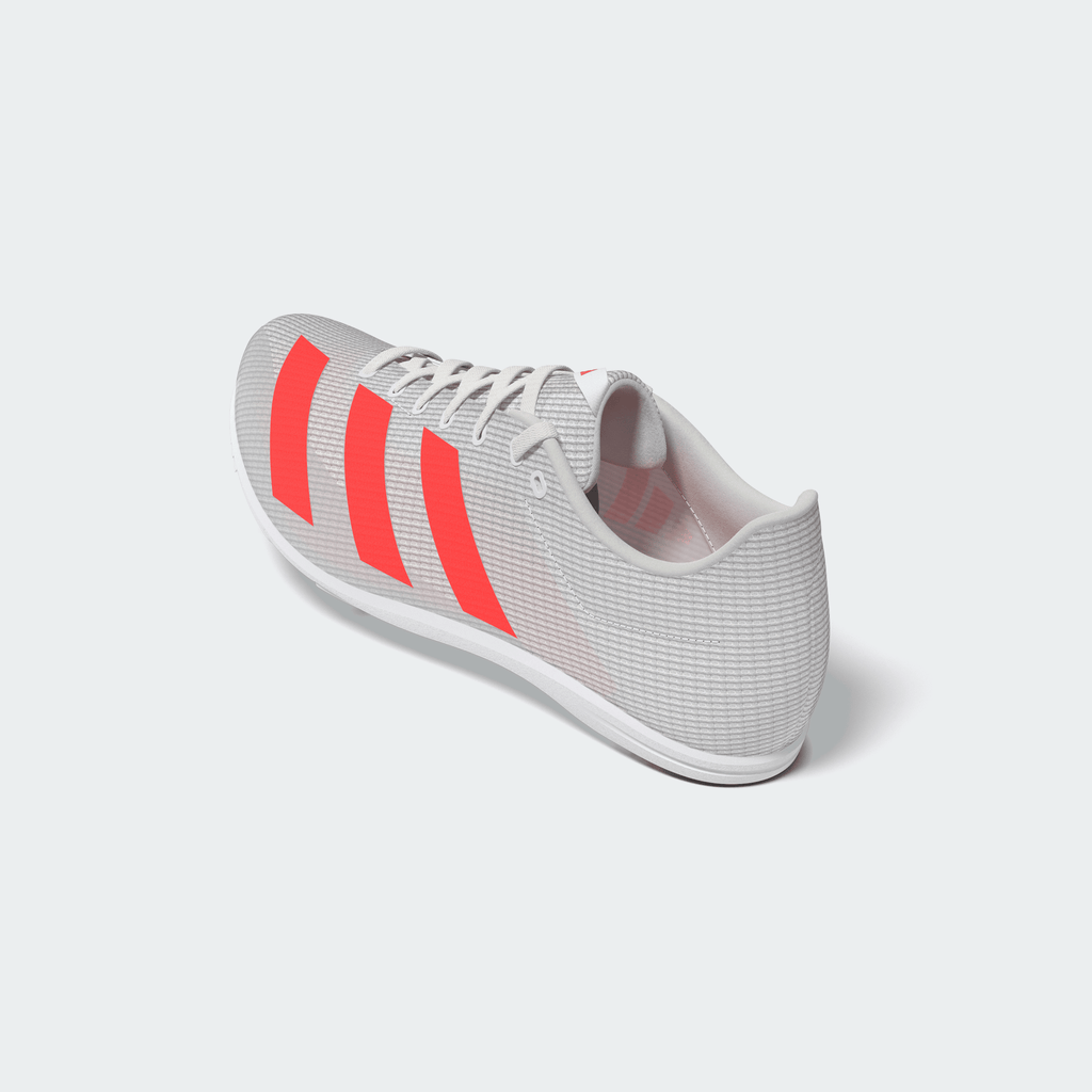 Allroundstar Junior Running Spikes (White/Solar Turbo/Silver Metallic)