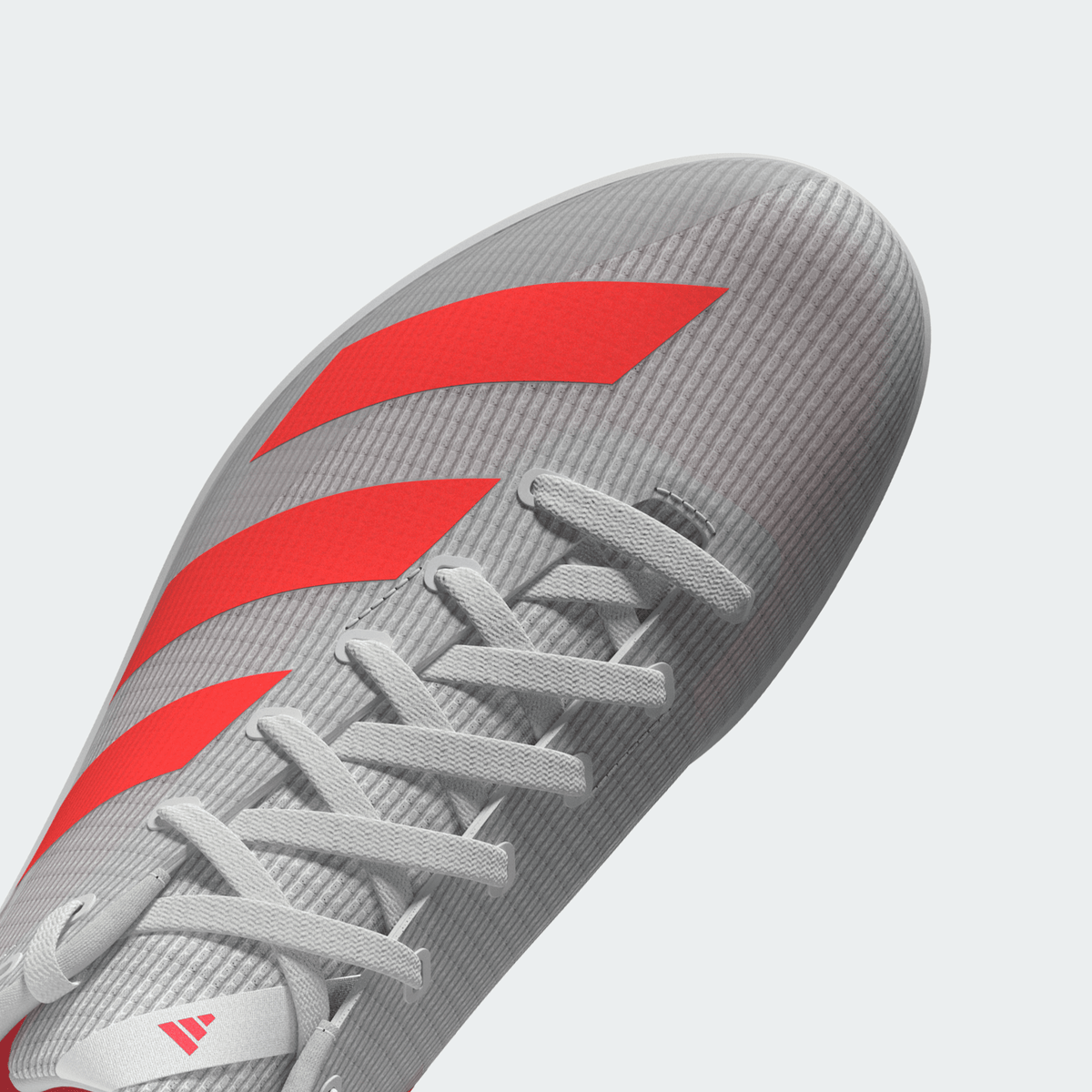 Allroundstar Junior Running Spikes (White/Solar Turbo/Silver Metallic)