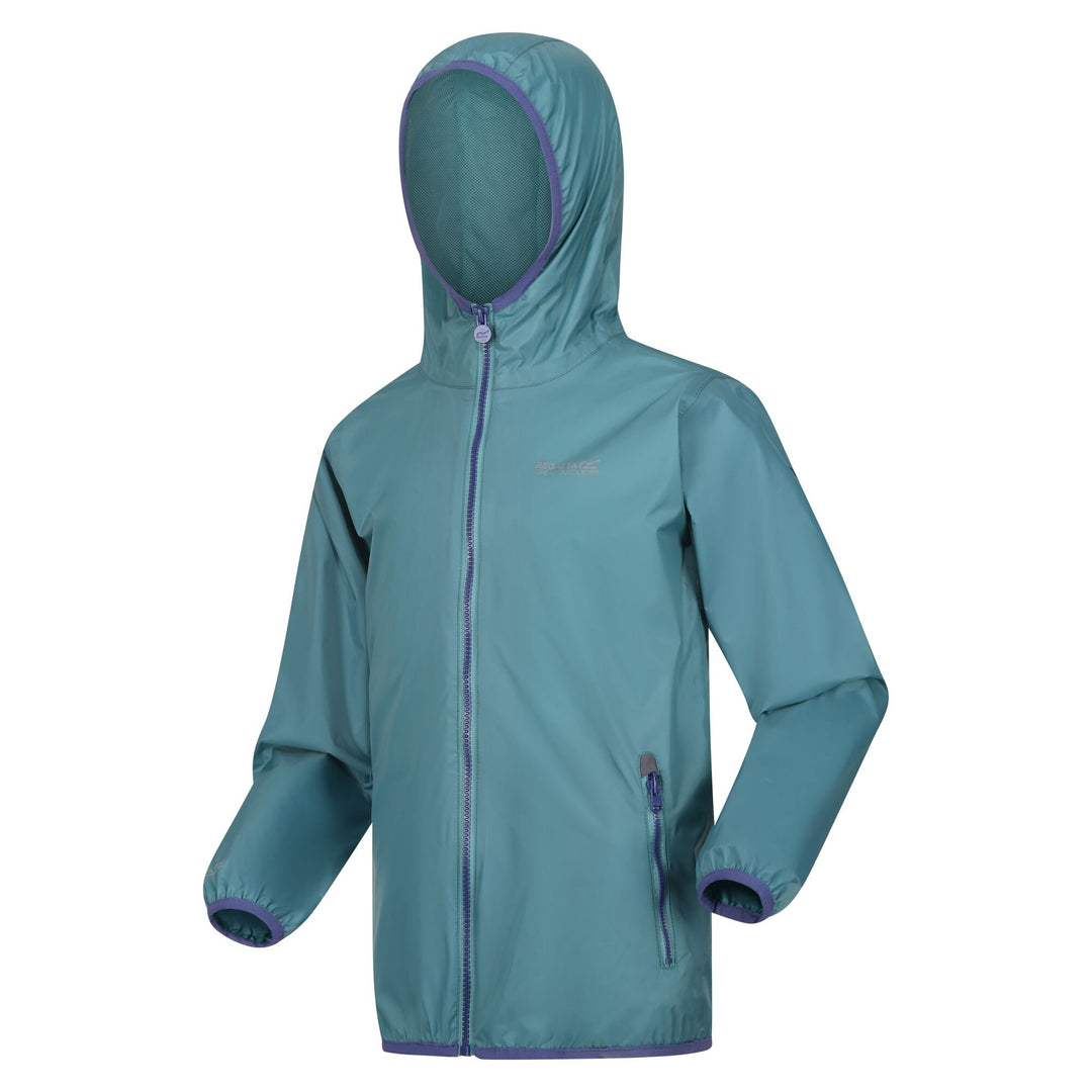 Girls Lever II Waterproof Packaway Jacket (Bristol Blue)