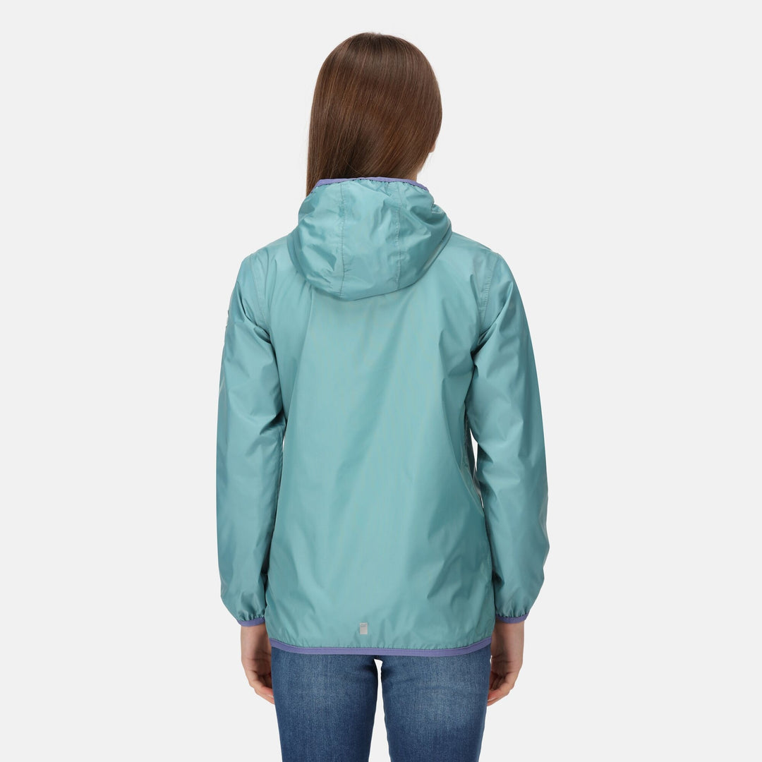 Girls Lever II Waterproof Packaway Jacket (Bristol Blue)