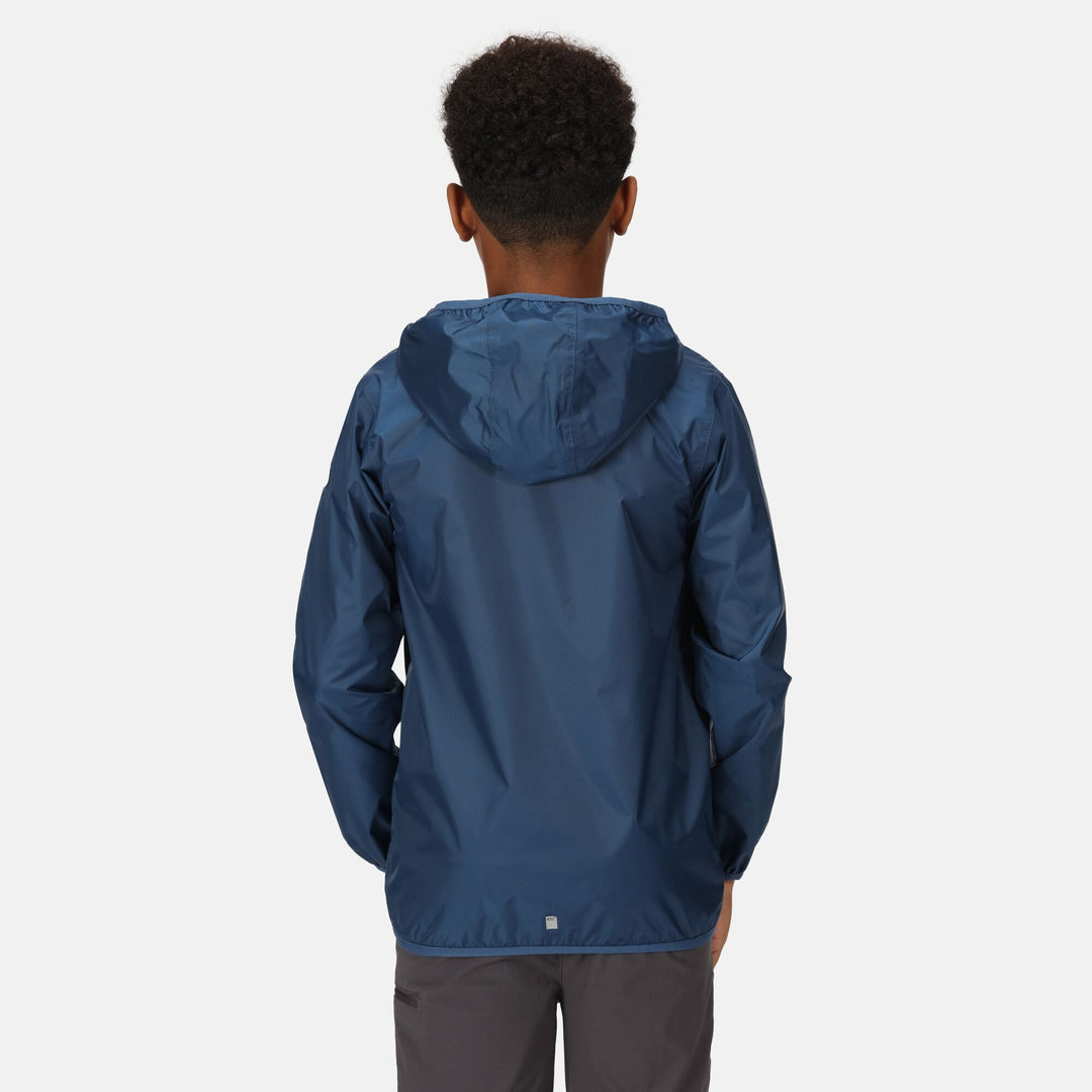 Boys Lever II Waterproof Packaway Jacket (Navy)