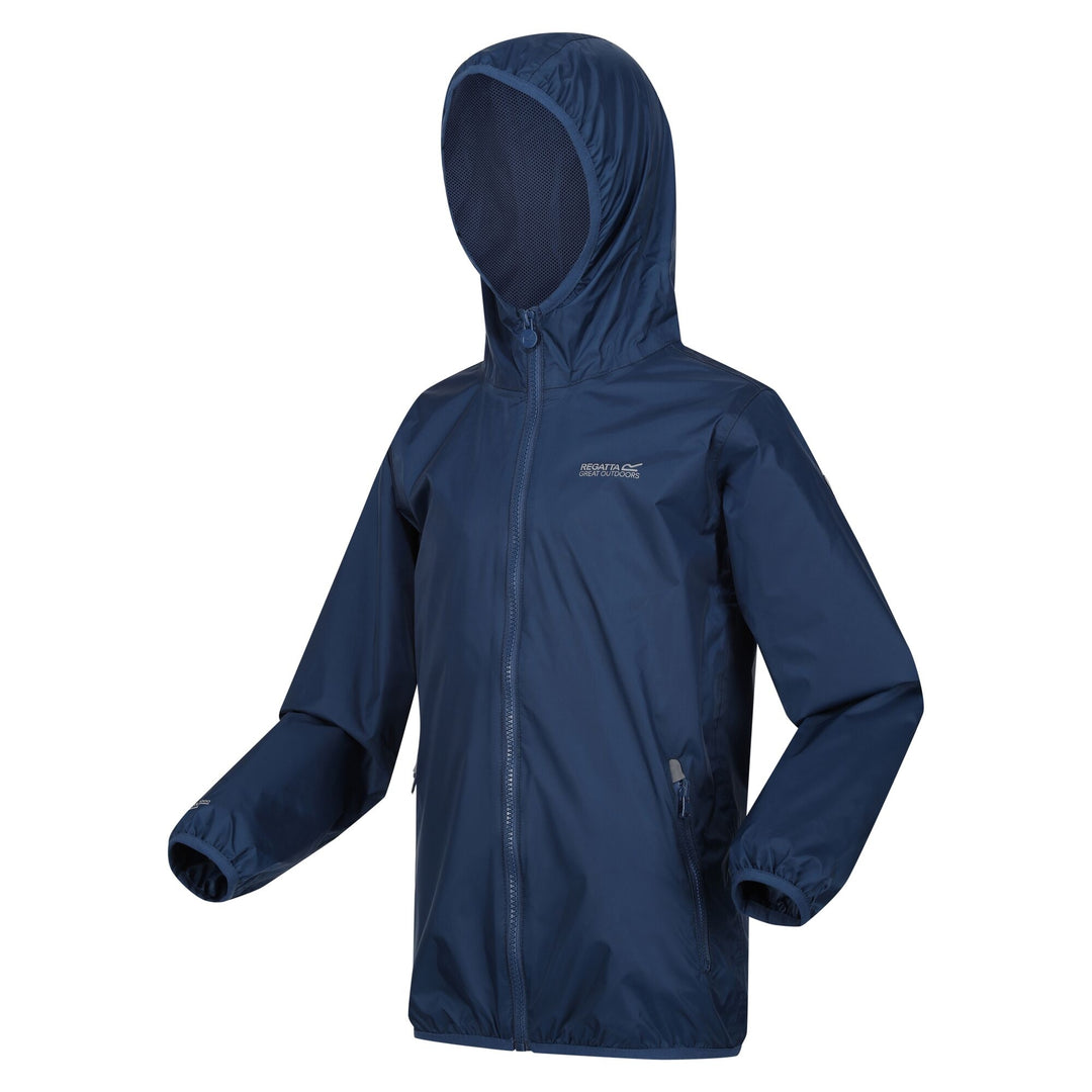 Boys Lever II Waterproof Packaway Jacket (Navy)