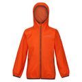 Boys Lever II Waterproof Packaway Jacket (Blaze Orange)