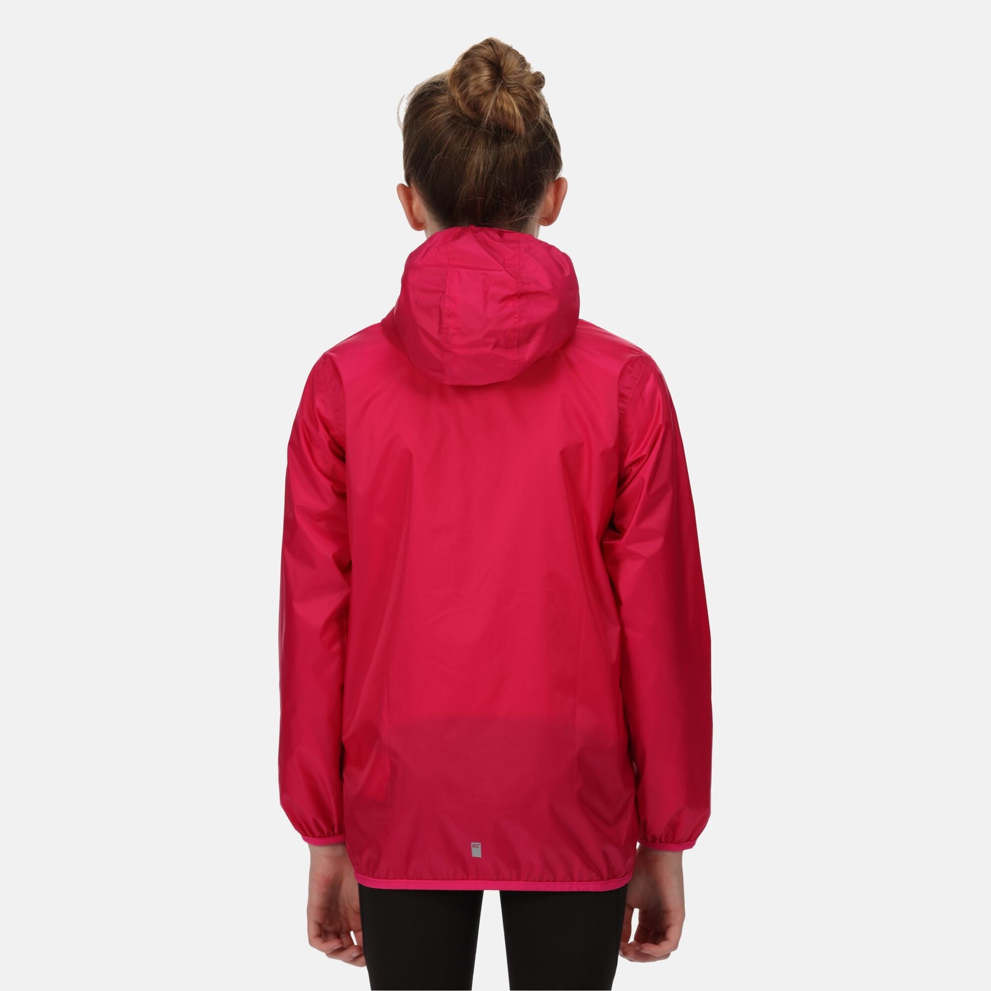 Girls Lever II Waterproof Packaway Jacket (Pink Potion)