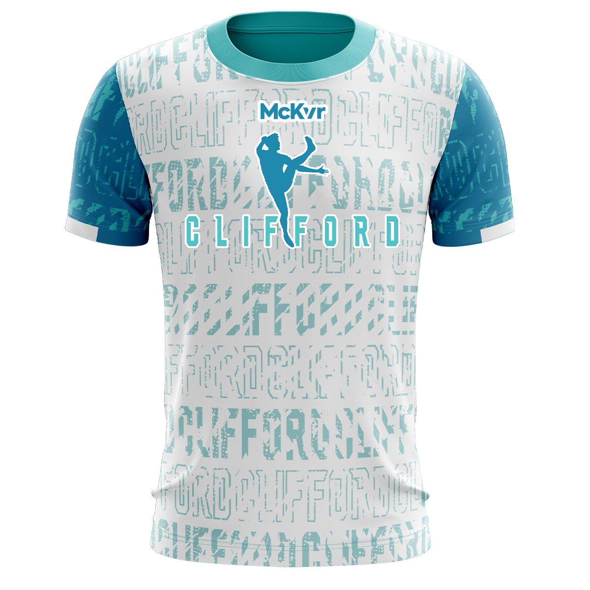 Kids David Clifford Jersey (Blue/Turquoise)