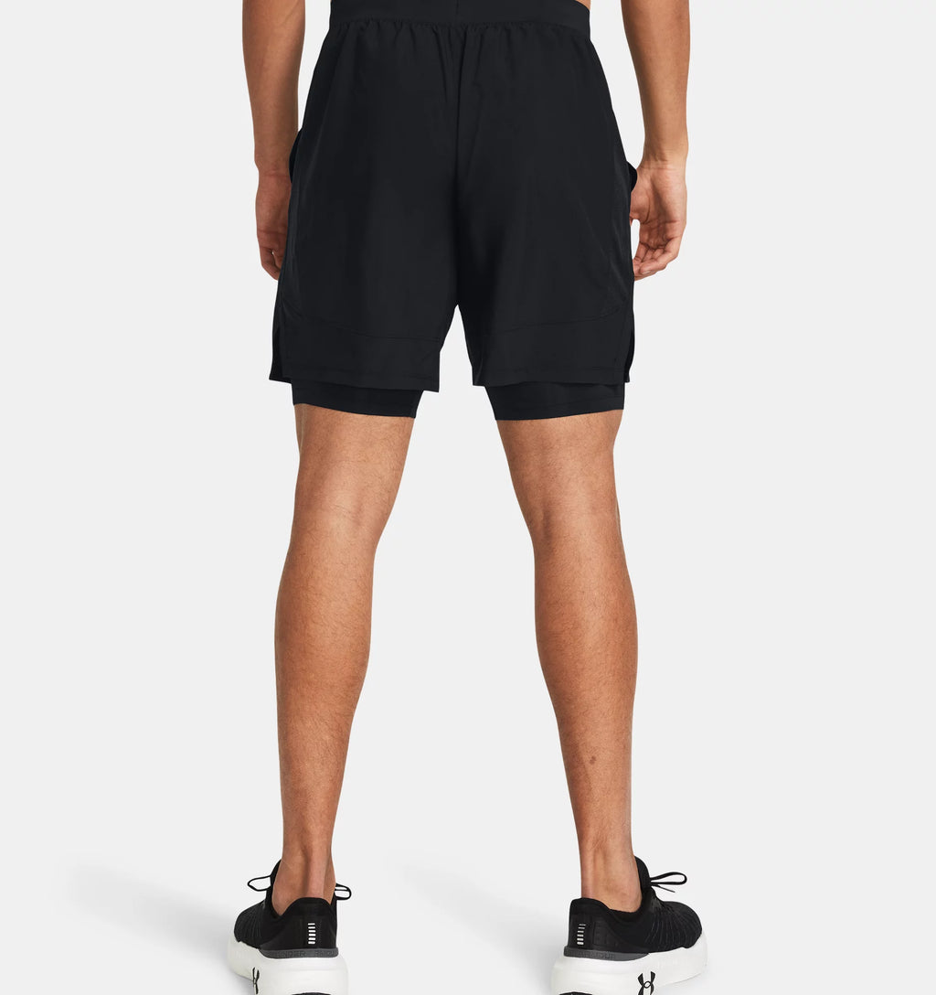 Mens Launch 7" 2-in-1 Short (Black)