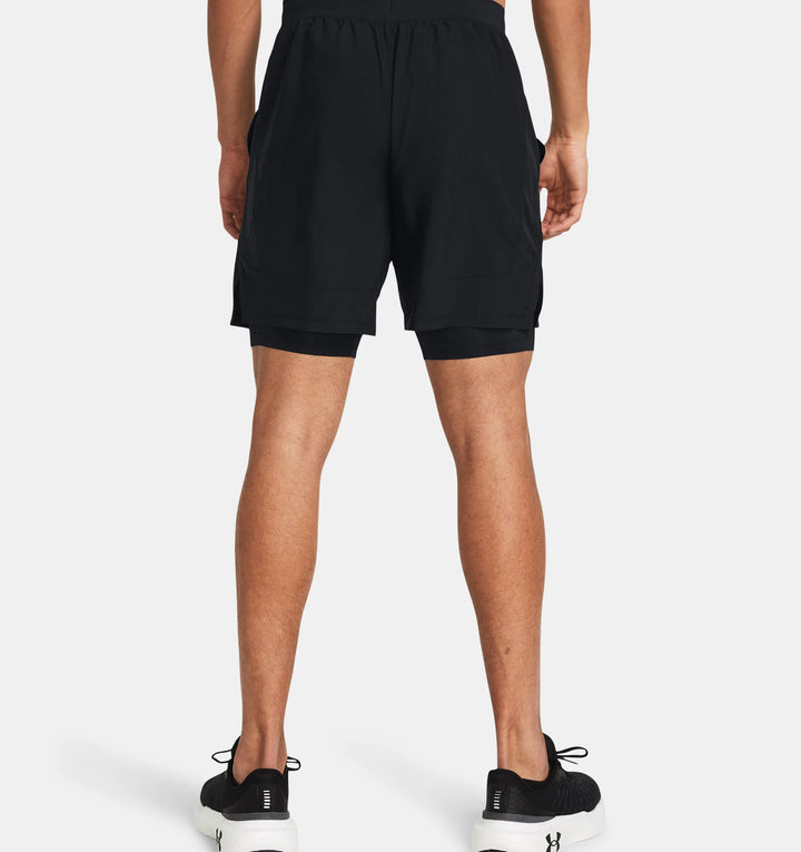 Mens Launch 7" 2-in-1 Short (Black)